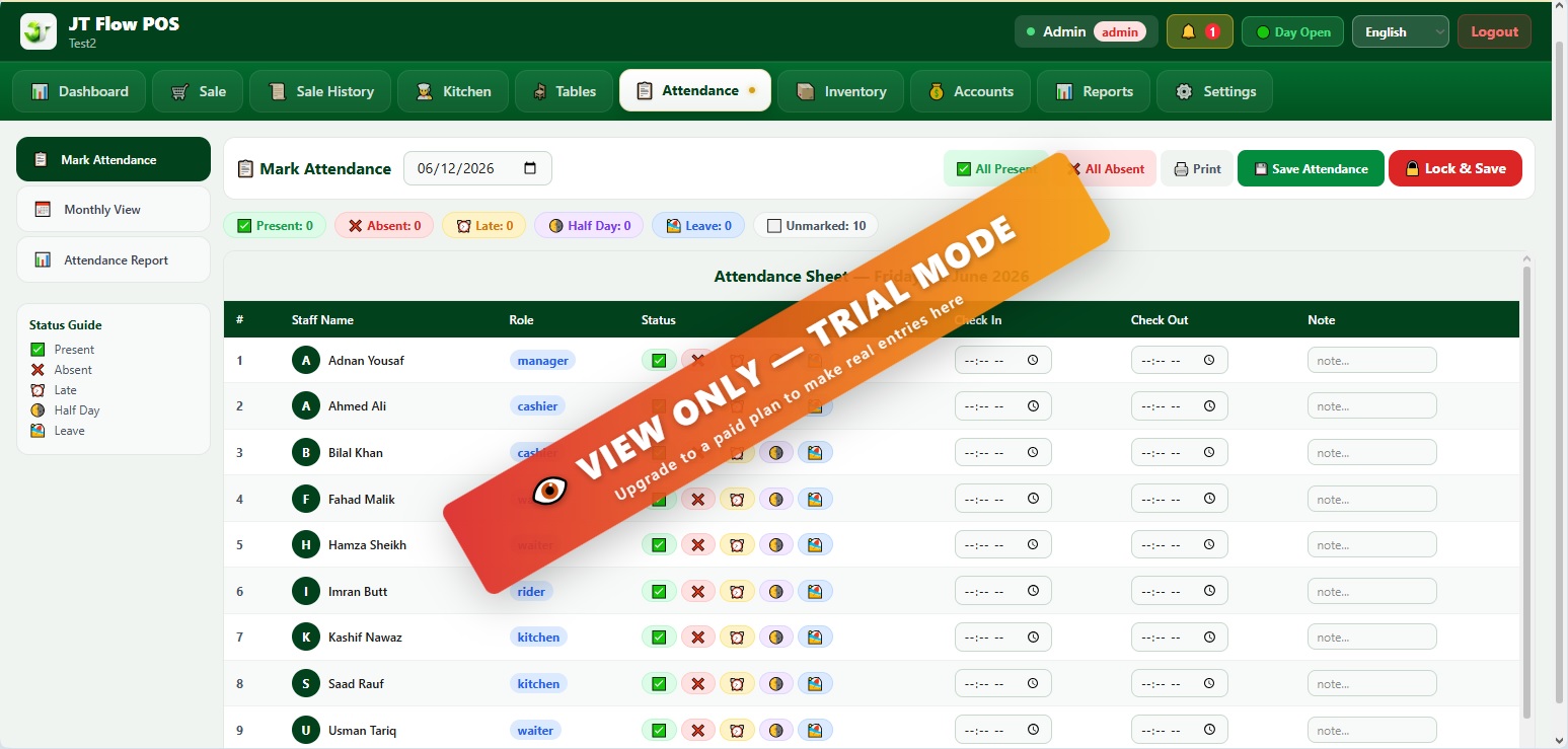 Attendance Integration